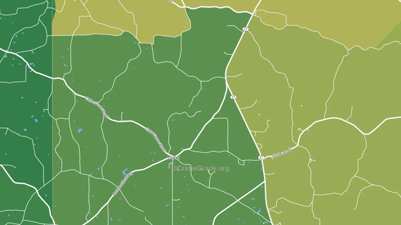 Topeka, MS Map of Assault Rates