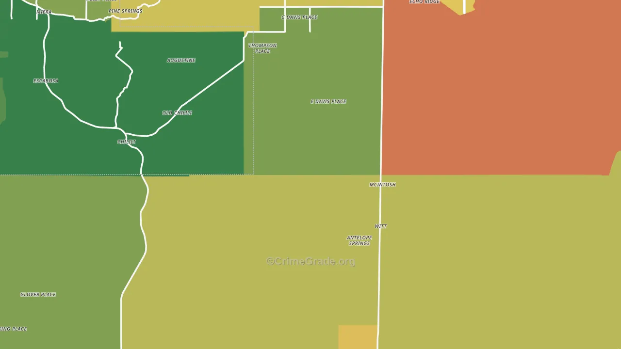 Torrance County, NM Map of Assault Rates
