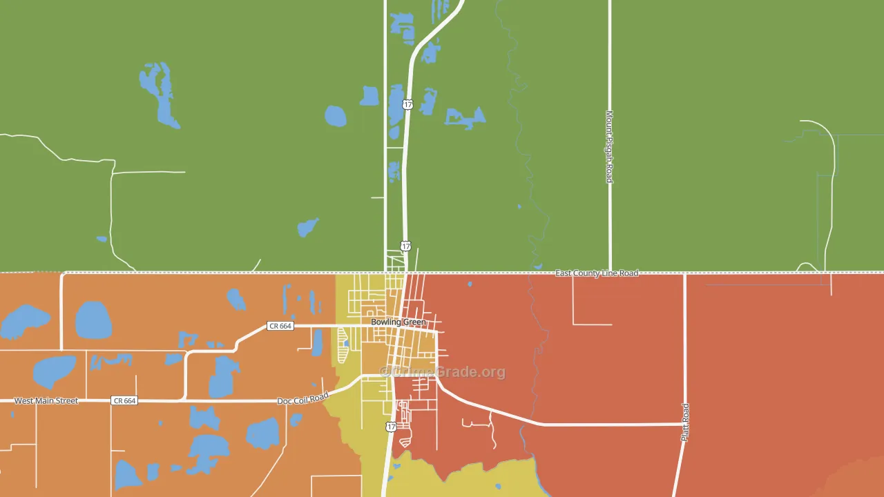 Torrey, FL Map of Assault Rates