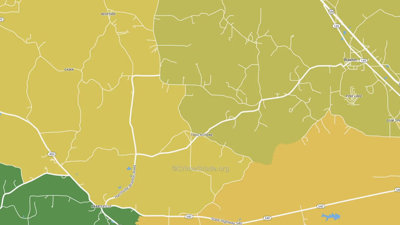 Touchstone, MS Map of Assault Rates