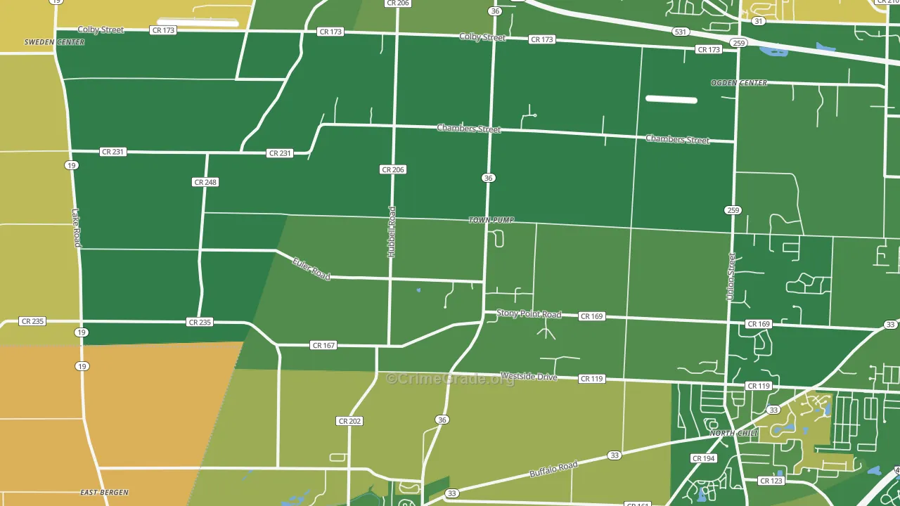 Town Pump, NY Map of Assault Rates