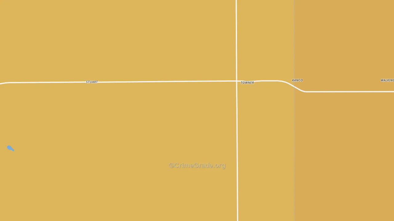 Towner, CO Map of Assault Rates