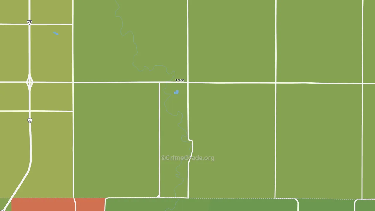 Trent, SD Map of Assault Rates