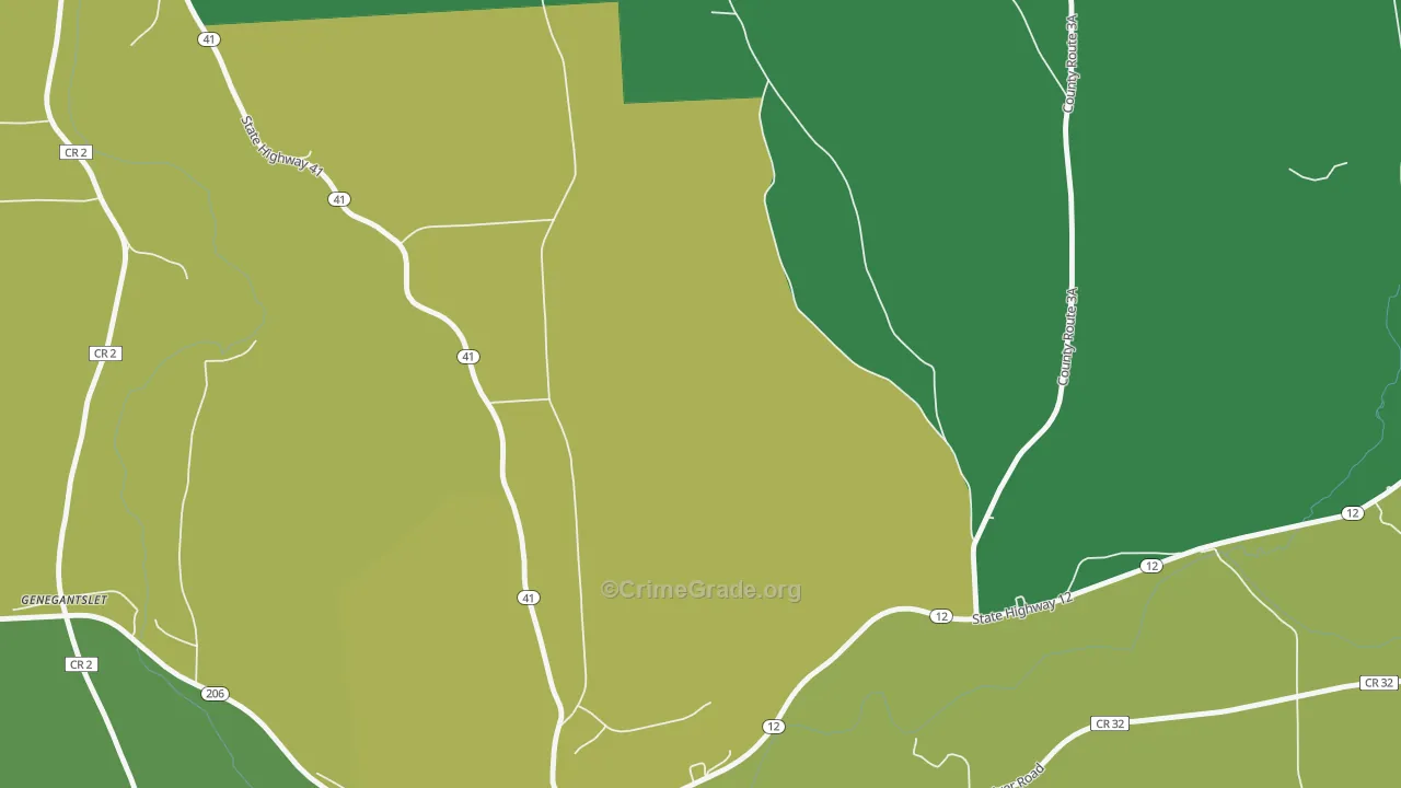Triangle, NY Map of Assault Rates