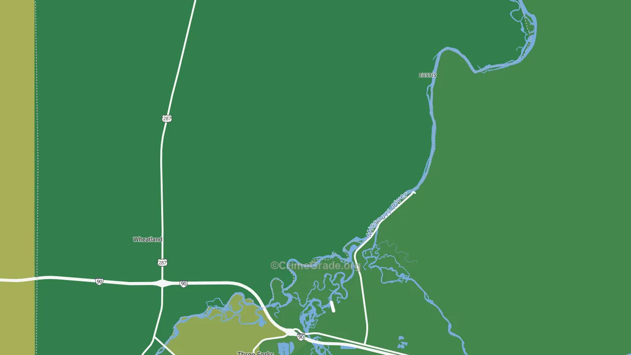 Trident, MT Map of Assault Rates