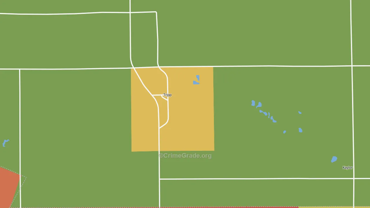 Tripp, SD Map of Assault Rates