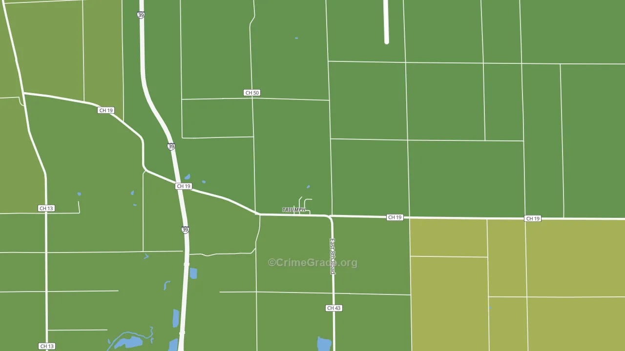Triumph, IL Map of Assault Rates