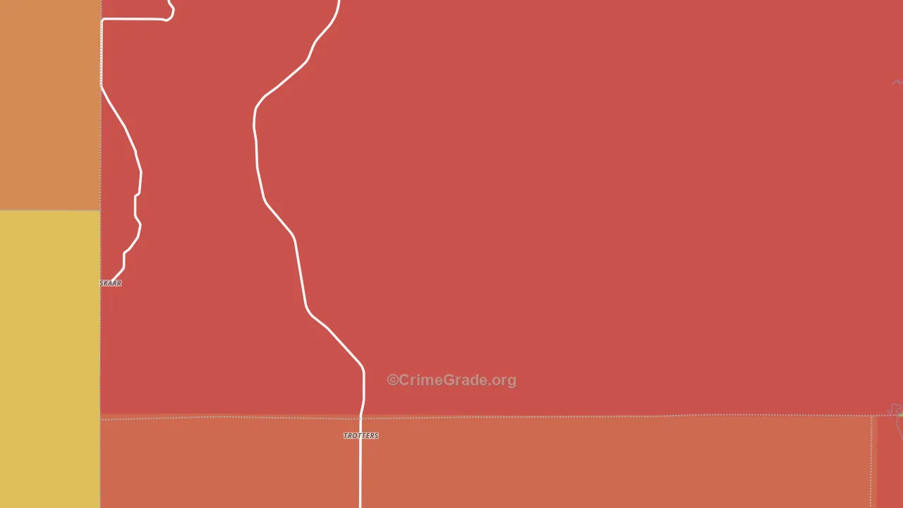 Trotters, ND Map of Assault Rates
