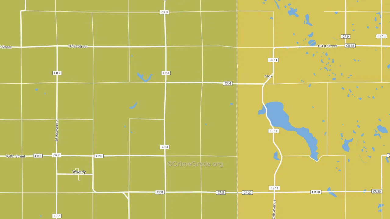 Troy, SD Map of Assault Rates