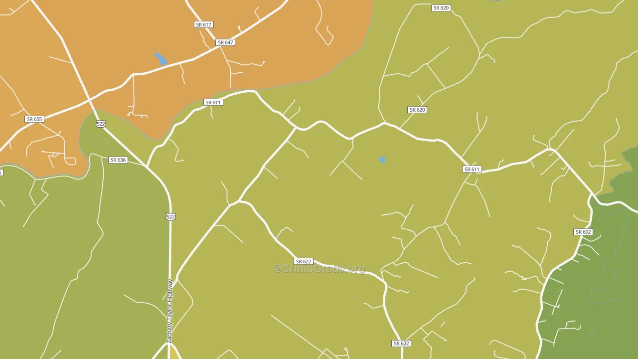 Trueblue, VA Map of Assault Rates