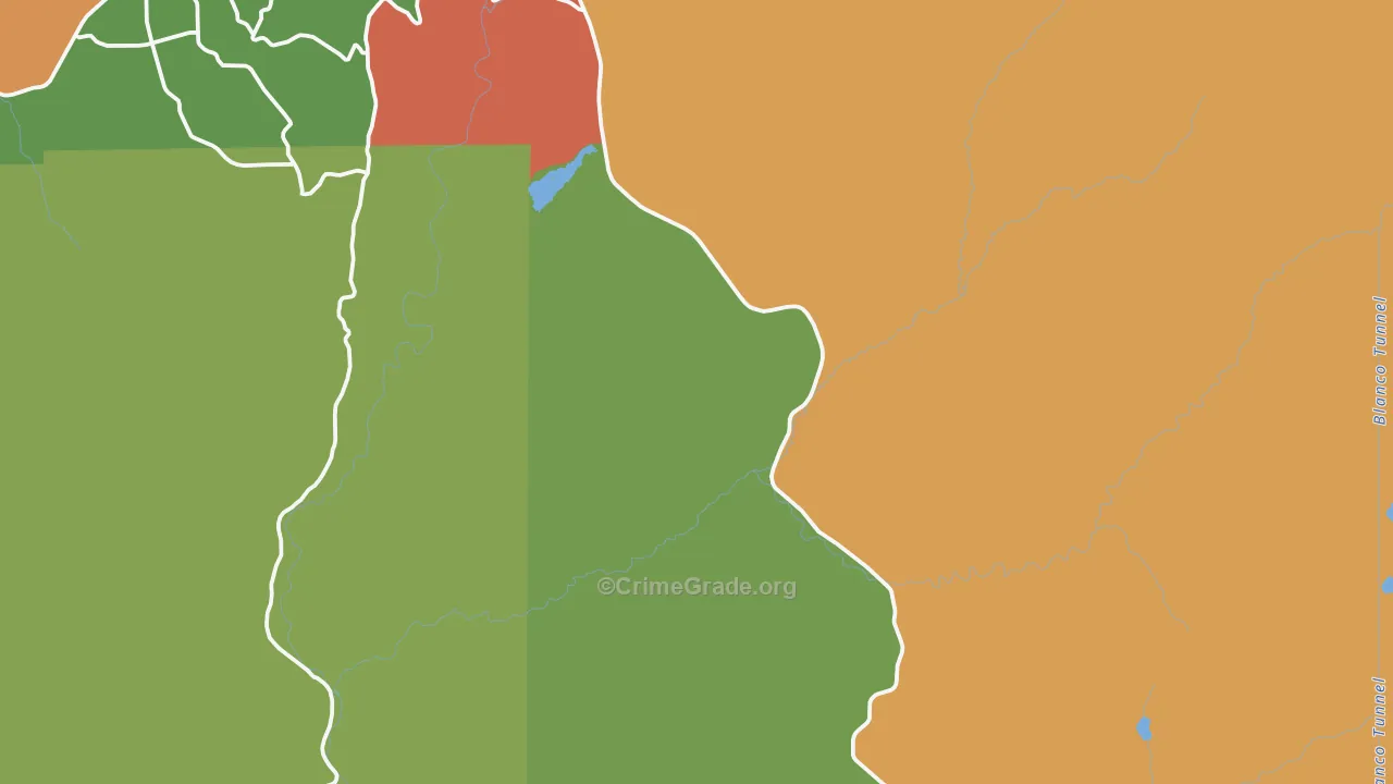 Trujillo, CO Map of Assault Rates