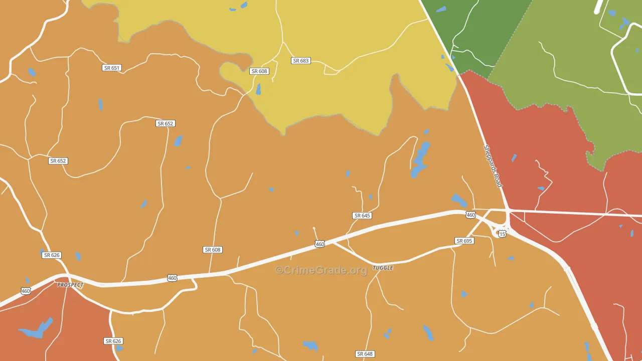 Tuggle, VA Map of Assault Rates