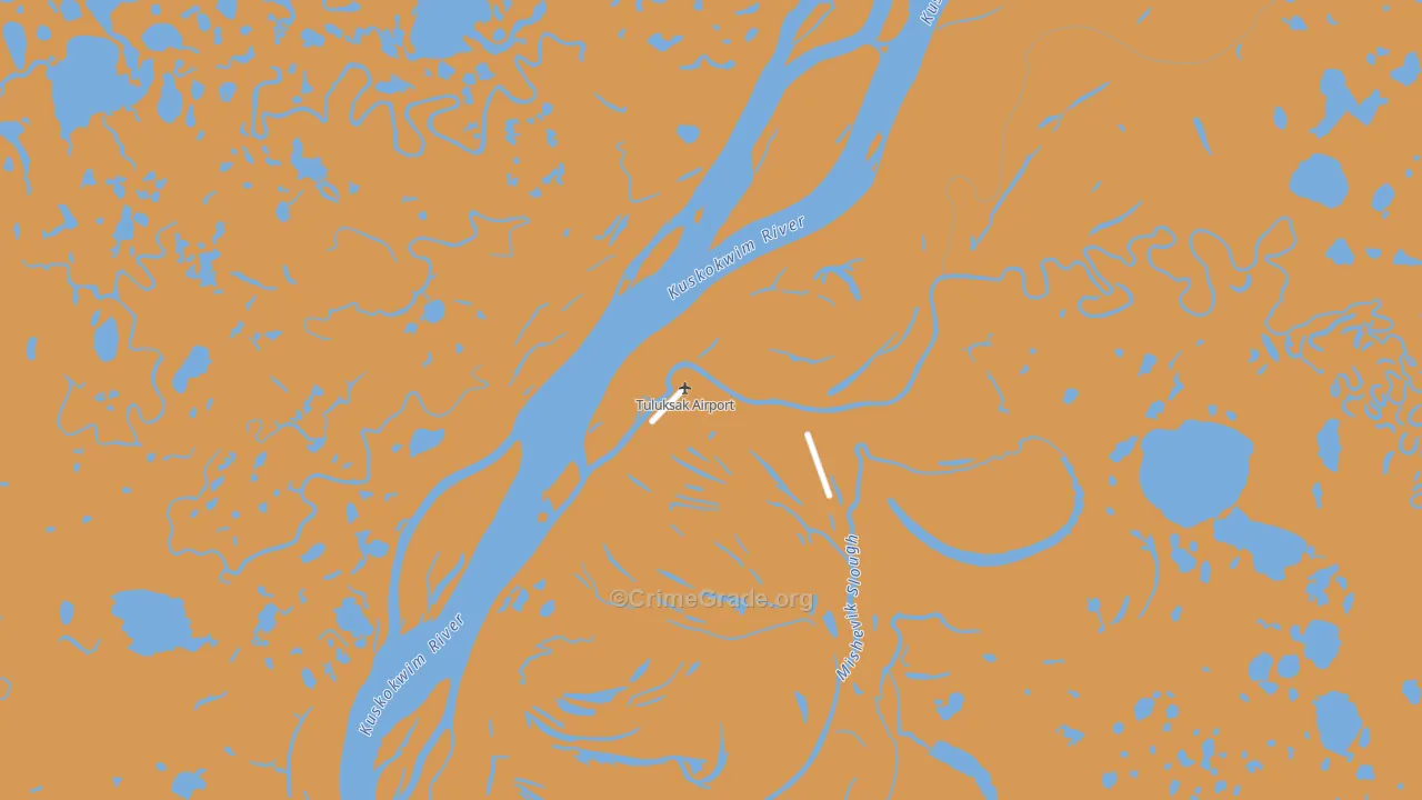 Tuluksak, AK Map of Assault Rates