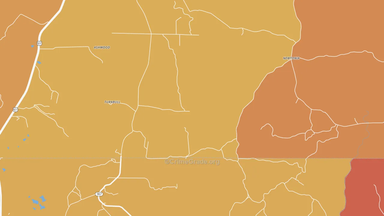 Turnbull, MS Map of Assault Rates