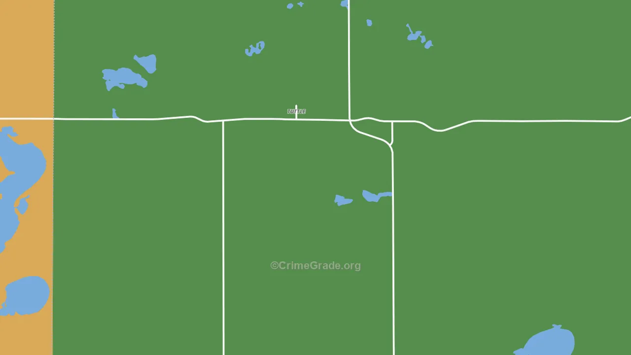 Tuttle, ND Map of Assault Rates