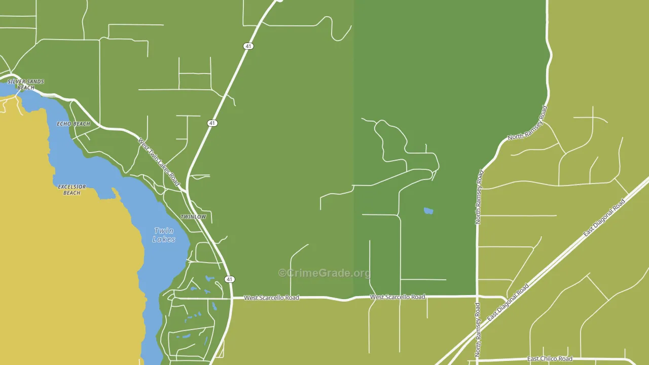 Twinlow, ID Map of Assault Rates