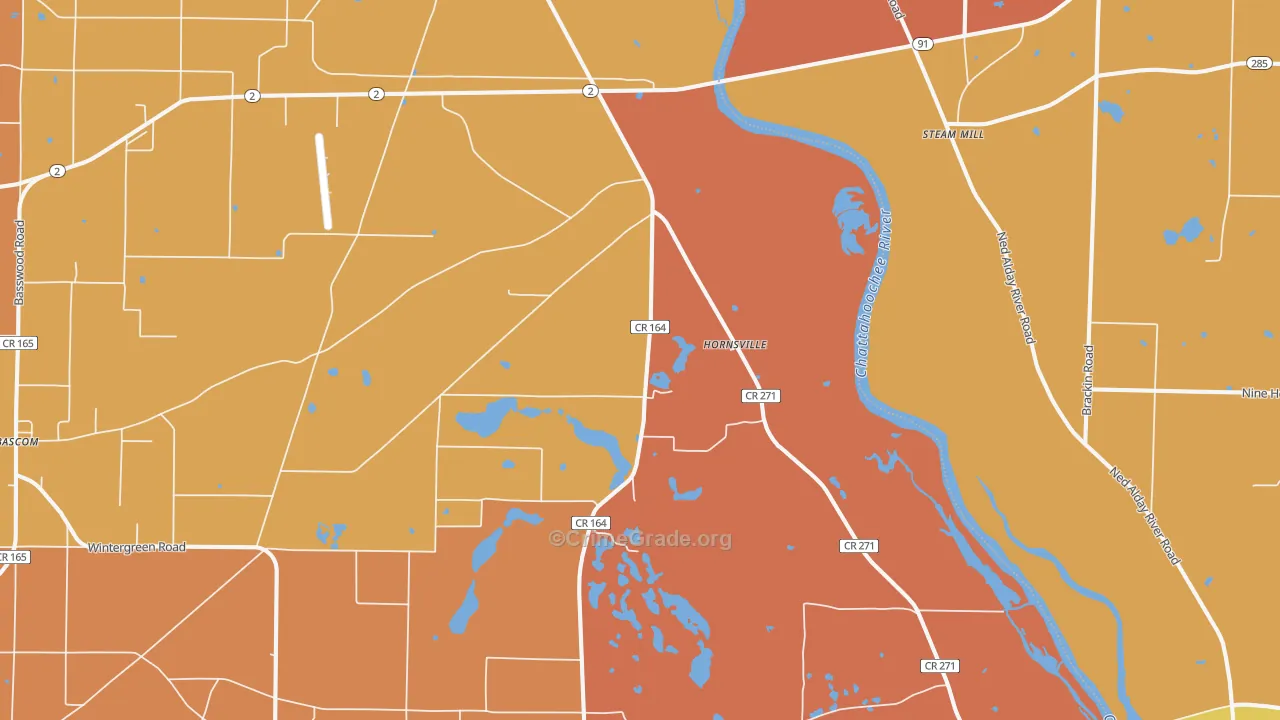 Two Egg, FL Map of Assault Rates