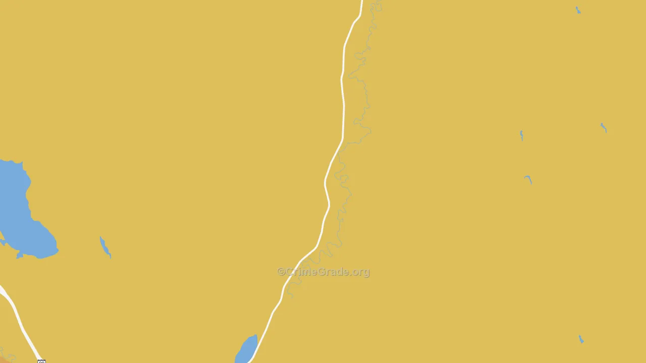 Ucross, WY Map of Assault Rates