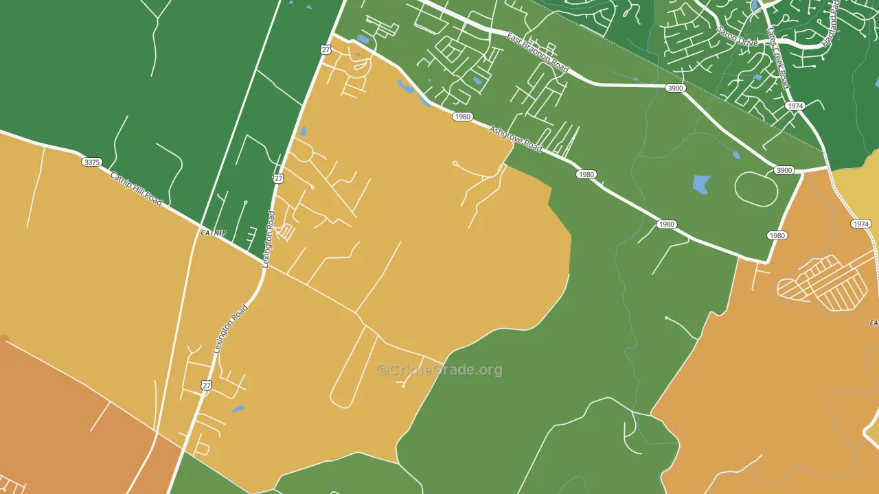 Union Mills, KY Map of Assault Rates