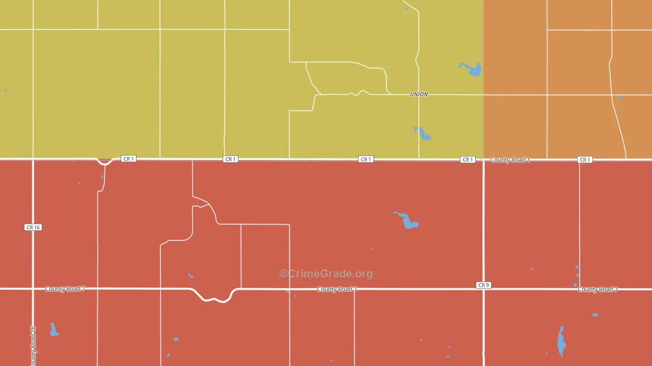Union, ND Map of Assault Rates