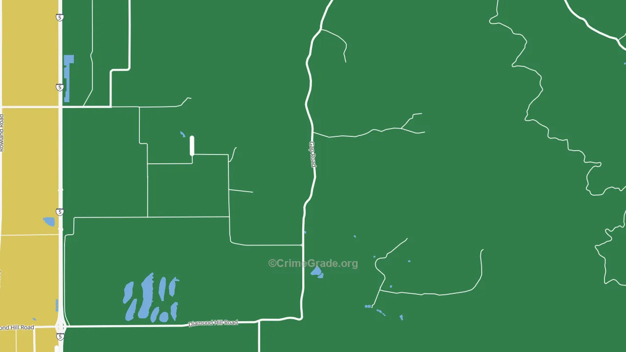 Union Point, OR Map of Assault Rates