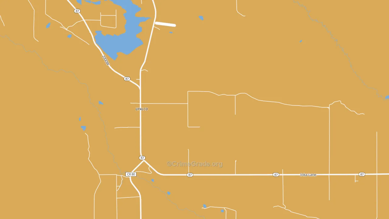 Upalco, UT Map of Assault Rates