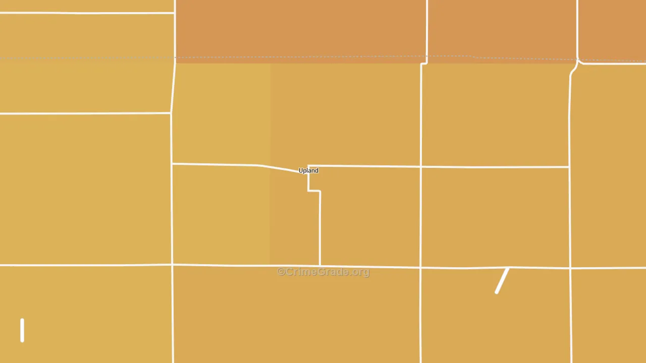 Upland, NE Map of Assault Rates