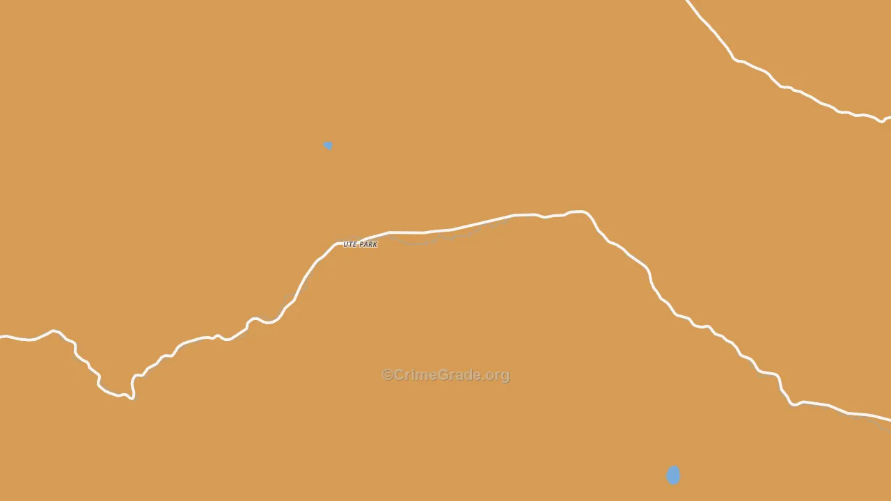Ute Park, NM Map of Assault Rates