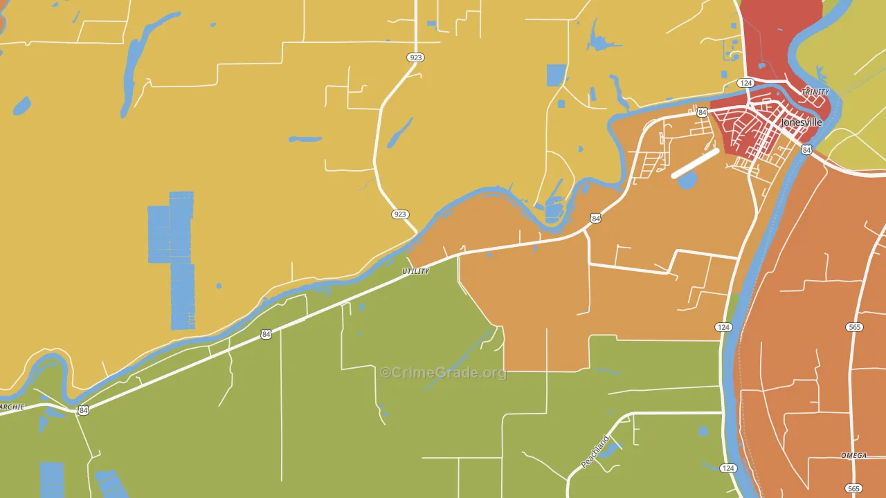 Utility, LA Map of Assault Rates