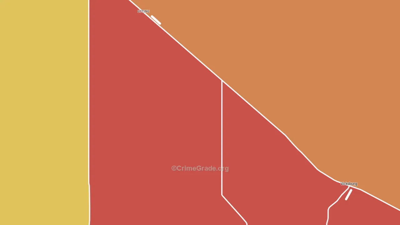 Utting, AZ Map of Assault Rates