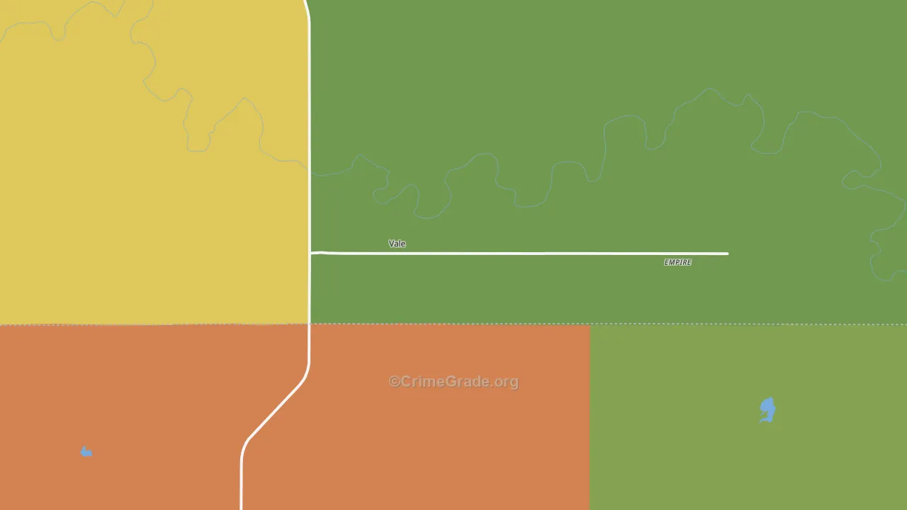 Vale, SD Map of Assault Rates