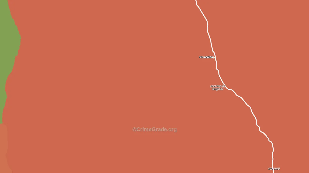 Vallecitos, NM Map of Assault Rates