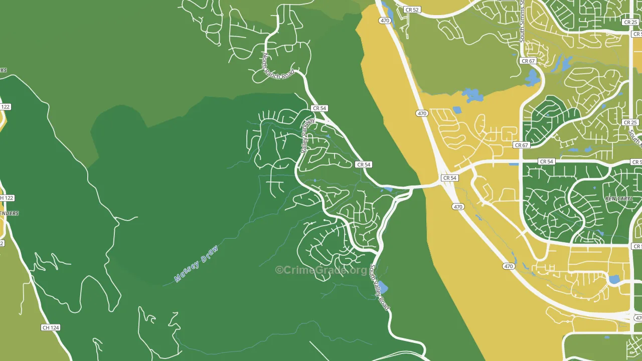 Valley Legacy, Littleton, CO Map of Assault Rates