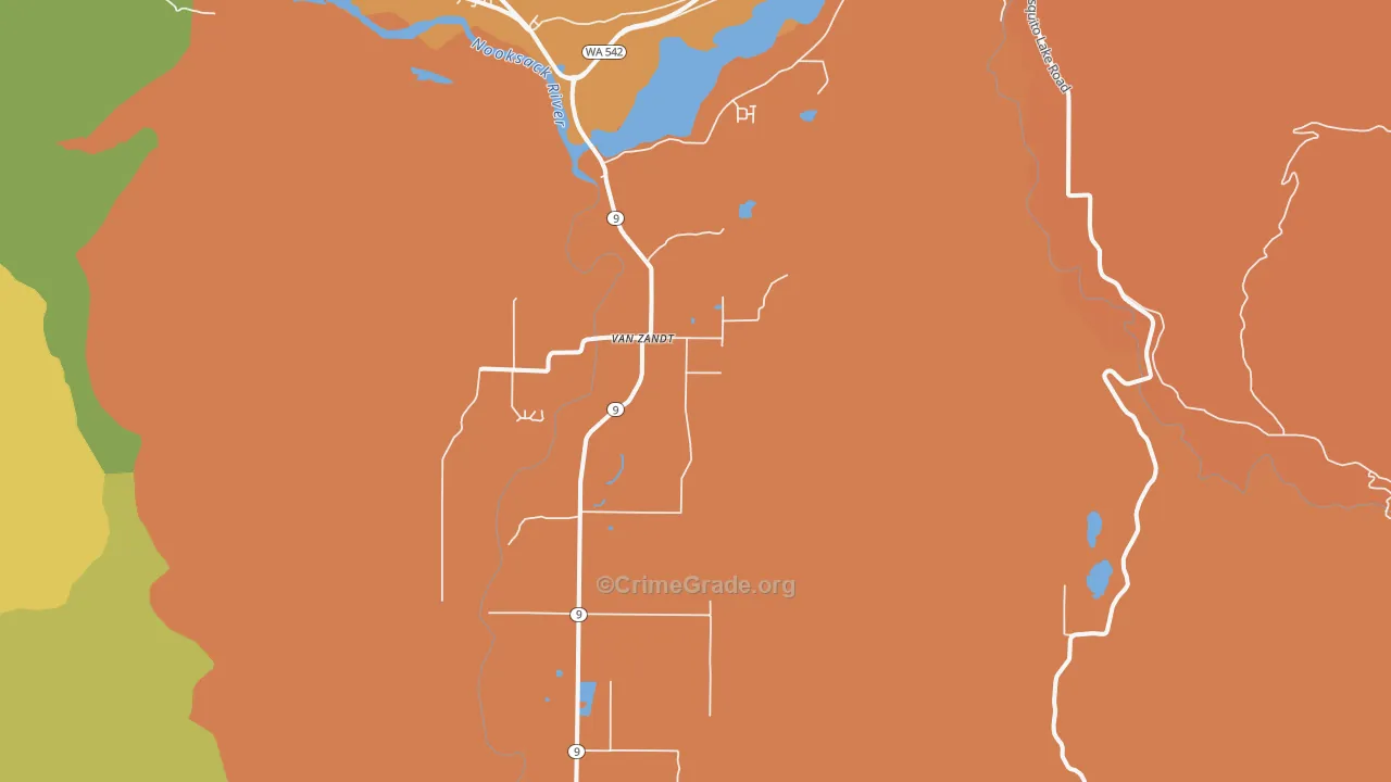 Van Zandt, WA Map of Assault Rates