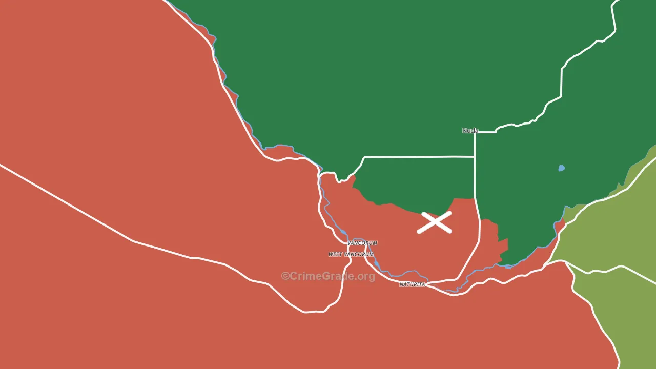 Vancorum, CO Map of Assault Rates
