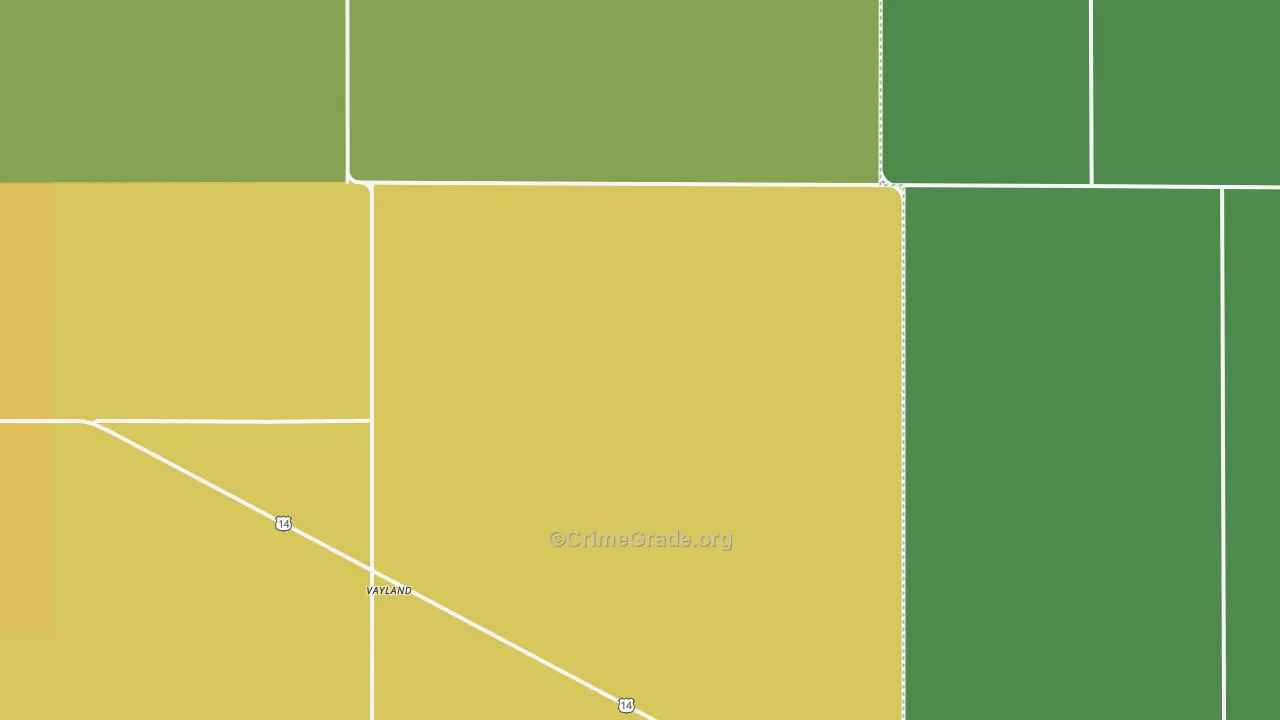 Vayland, SD Map of Assault Rates