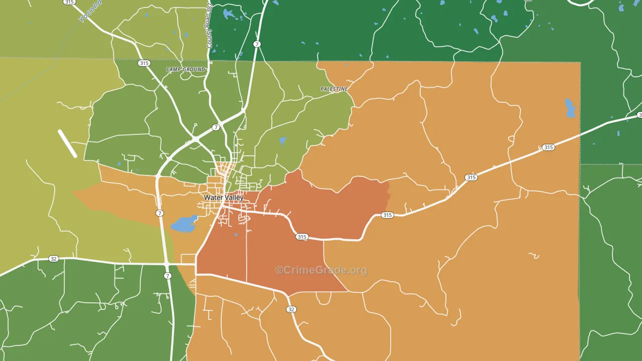 Velma, MS Map of Assault Rates