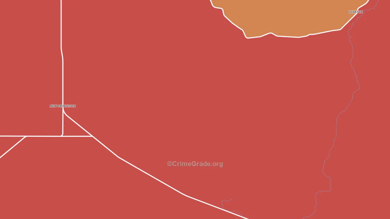 Venator, OR Map of Assault Rates