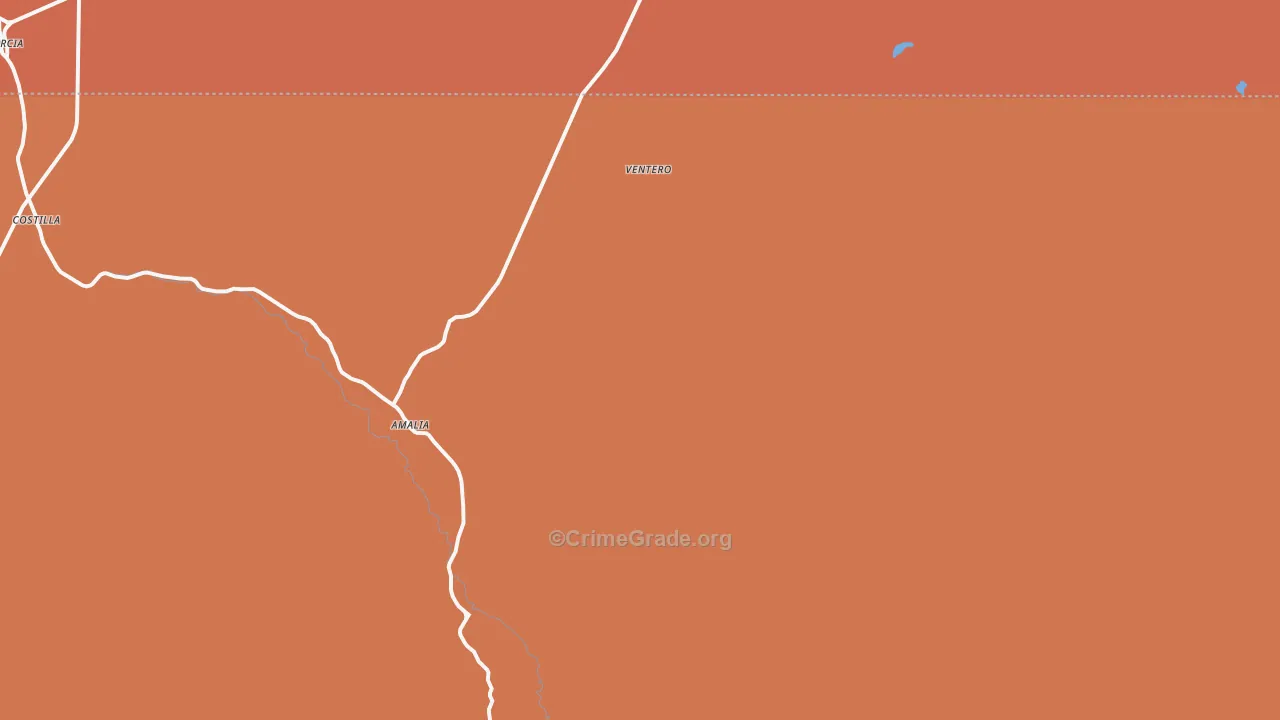 Ventero, NM Map of Assault Rates