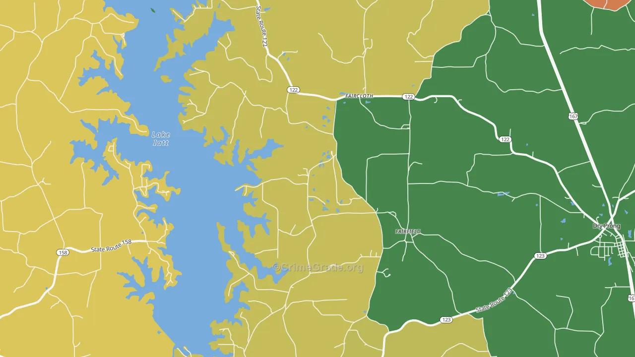 Verda, LA Map of Assault Rates