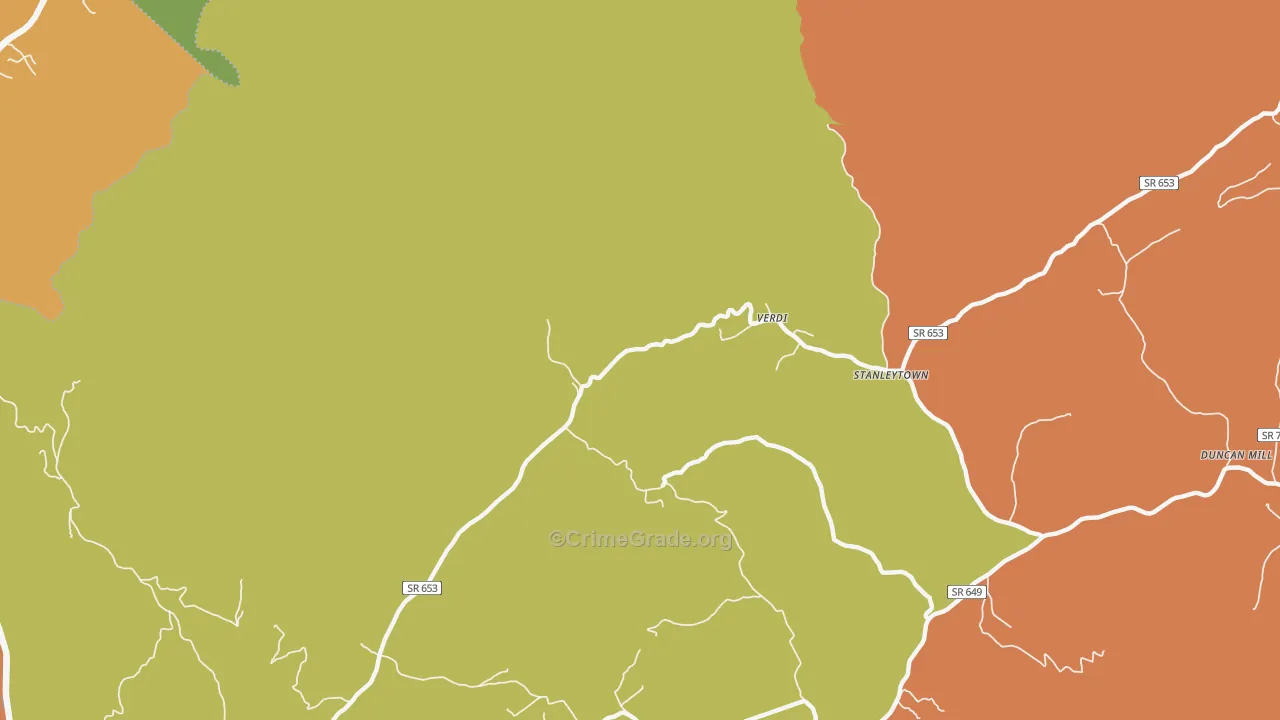 Verdi, VA Map of Assault Rates