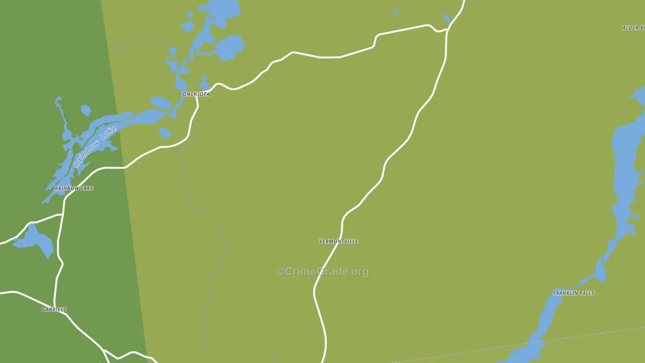 Vermontville, NY Map of Assault Rates