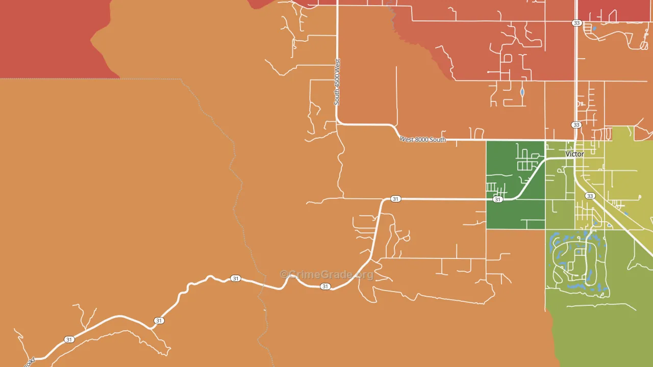 Vernon, ID Map of Assault Rates