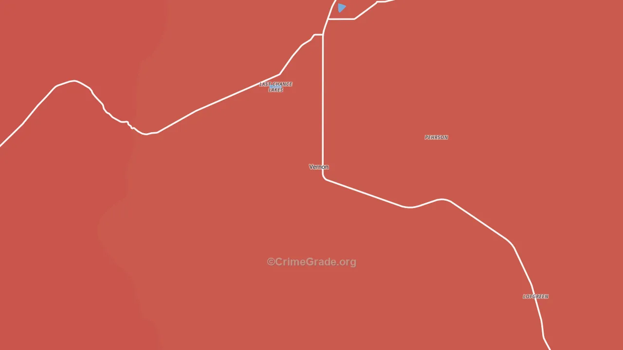 Vernon, UT Map of Assault Rates