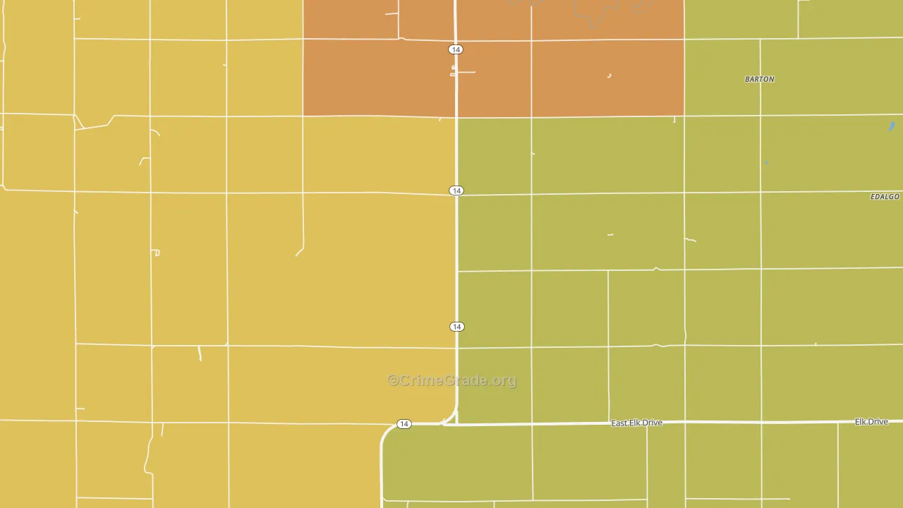 Vesper, KS Map of Assault Rates