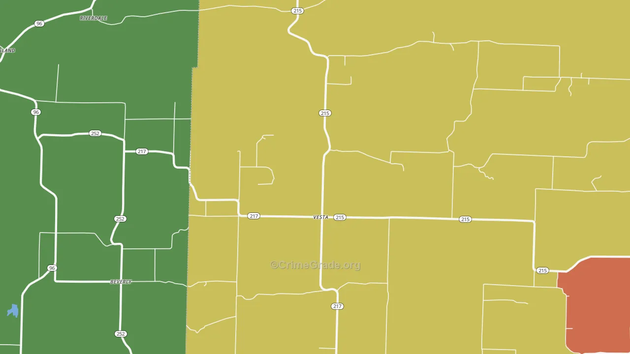 Vesta, AR Map of Assault Rates