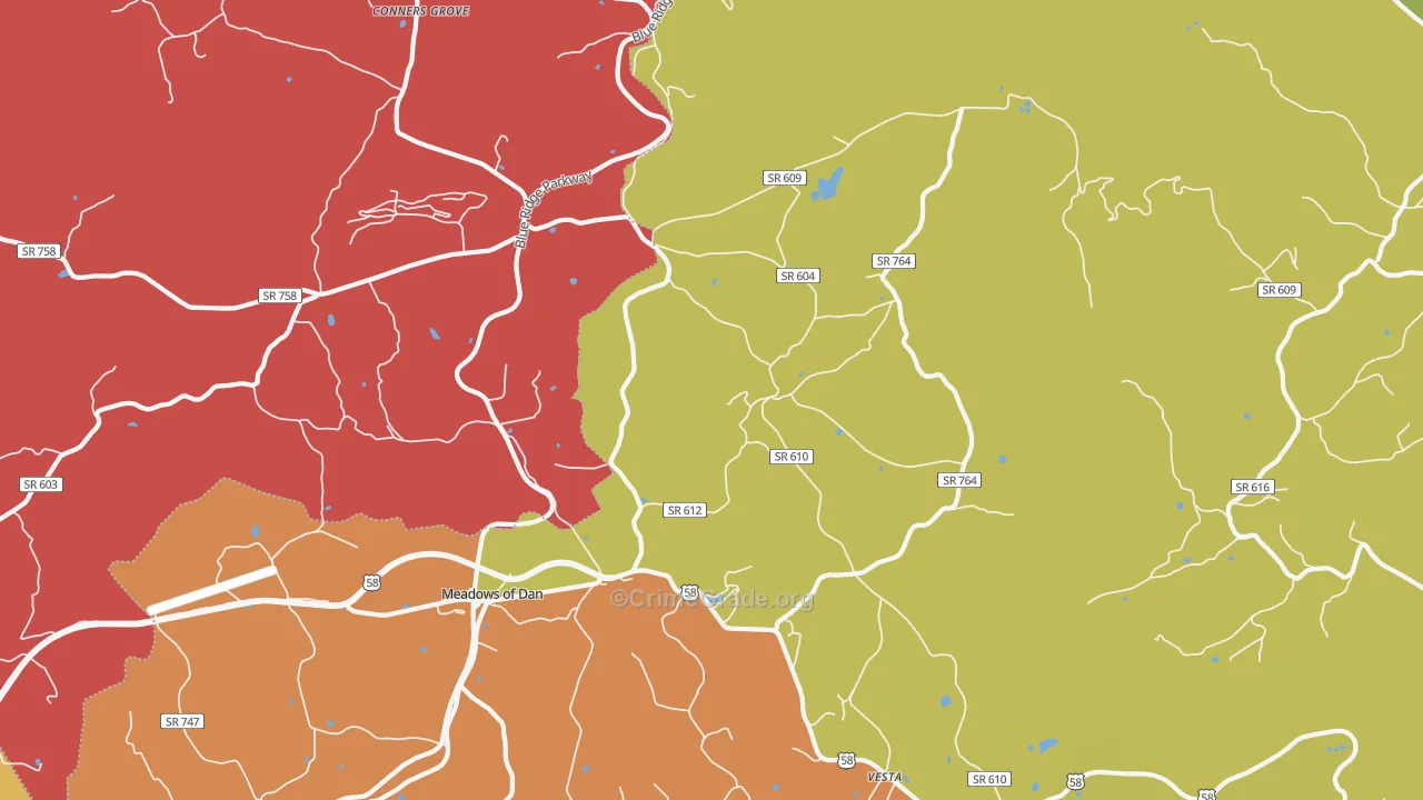 Vesta, VA Map of Assault Rates