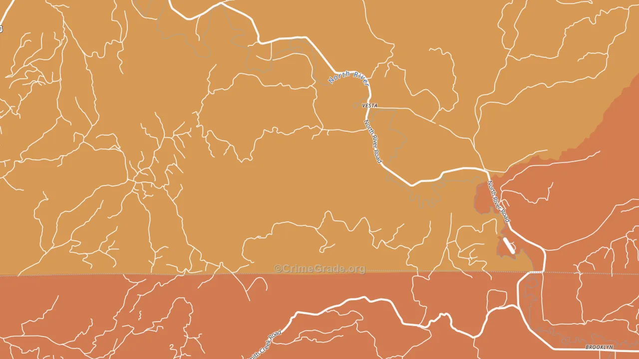 Vesta, WA Map of Assault Rates