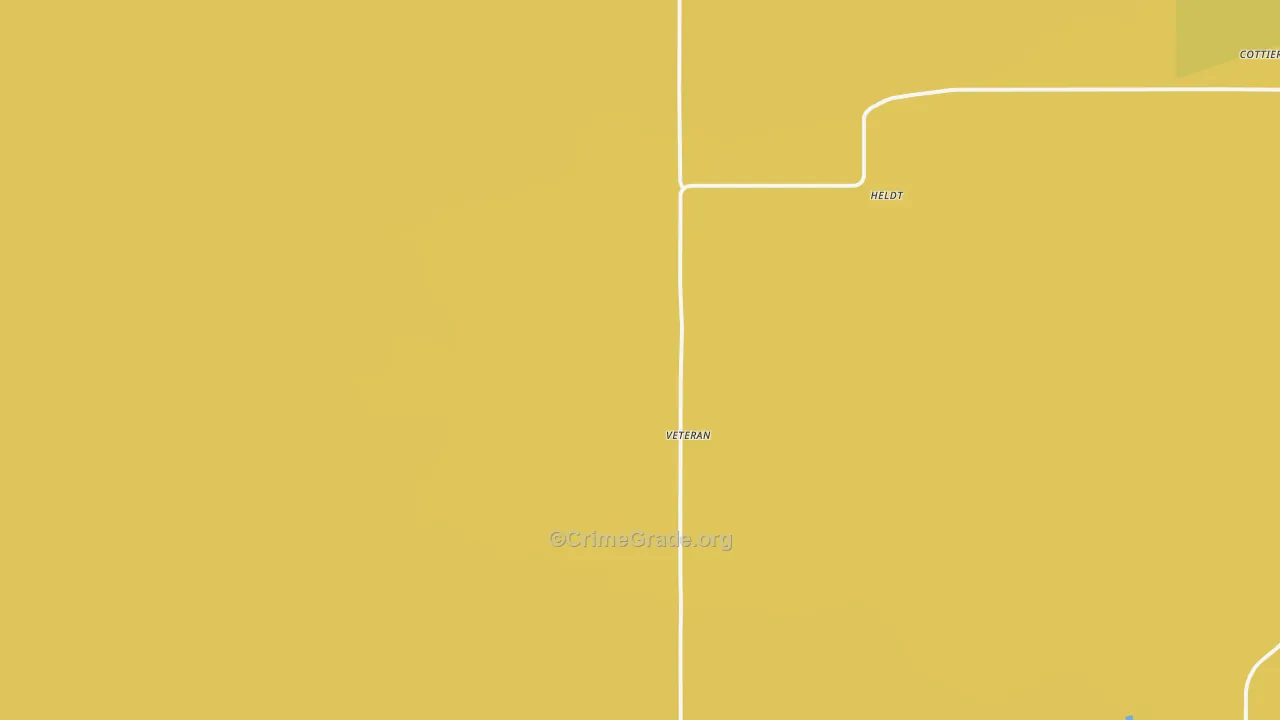 Veteran, WY Map of Assault Rates