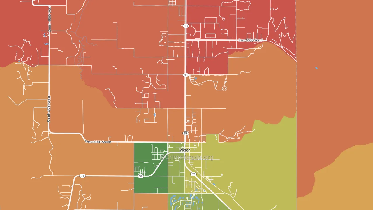 Victor, ID Map of Assault Rates